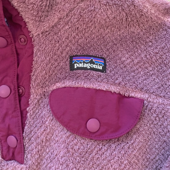 girls re-tool snap-t patagonia pullover 💜💜 - Picture 2 of 8